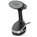 Tefal Handheld Clothes Steamer, Powerful 90g/min Steam Boost, Ready to Use in 25 Seconds, Black and Silver, DT8250