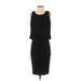 CONTEXT exclusively for Lord & Taylor Casual Dress - Sheath: Black Solid Dresses - Women's Size X-Small