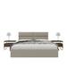 Orren Ellis Sapan Upholstered Solid Wood Panel Headboard Faux Leather in Gray | 11.5 H x 39 W x 2.5 D in | Wayfair 9FE2F4593341466FB0F3ECF78AD0968B