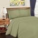 Andover Mills™ Burrier 600 Thread Count Cotton Blend Duvet Cover Set Cotton in Green | Full/Queen Duvet Cover + 2 Standard Shams | Wayfair