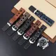 Bracelet de montre en cuir véritable pour hommes et femmes bracelet de montre à queue plate