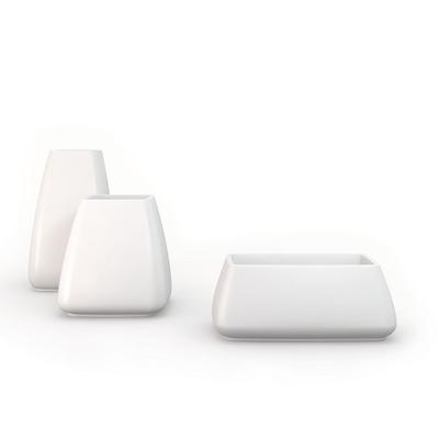Vondom »NOMA« Maceteros Outdoor Pflanzengefäß 100x50 cm / White / Lackiert Hochglanz Image