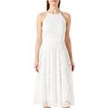 ESPRIT Collection Damen Kleid 022eo1e310, Off White, 42