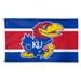 WinCraft Kansas Jayhawks 3' x 5' Horizontal Stripe Deluxe Single-Sided Flag