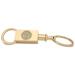 Gold UChicago Maroons Personalized Key Ring