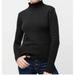 J. Crew Sweaters | J Crew Wool Blend Ruffle Neck Sweater | Color: Black | Size: Xxs