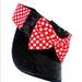 Disney Accessories | Disney Parks Minnie Mouse Adult Visor Bling Red Polka Black | Color: Black | Size: Osbb