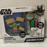 Disney Toys | Disney Star Wars The Mandalorian The Child Baby Yoda Journal 140 Activities Set | Color: Green/Purple | Size: Journal