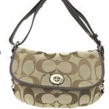 Coach Bags | Coach Signature Flap Duffle Khaki/Mahogany | Color: Brown/Tan | Size: Os