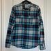 American Eagle Outfitters Shirts | American Eagle Outfitters Heritage Classic Fit Flannel | Color: Blue/White | Size: M