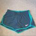 Nike Shorts | Gray Nike Shorts - Dri-Fit Sweat Wicking, Bike Shorts Inside (Teal Blue Layer) | Color: Blue/Gray | Size: S