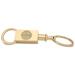 Gold Mississippi State Bulldogs Personalized Key Ring