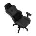 andaseaT Phantom 3 PVC Leather Gaming Chair Faux Leather in Black | 52.6 H x 29.1 W x 20.4 D in | Wayfair AD18Y-06-B-PVC