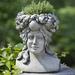 Campania International Williamsburg Cast Stone Statue Planter Concrete | 15.25 H x 11.5 W x 11.75 D in | Wayfair P-559-CB