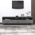 Latitude Run® TV Stand TV Console Sideboard TV Unit Cupboard Hamar Solid Wood Pine Wood in Gray | 15.7 H x 62.2 W x 15.7 D in | Wayfair