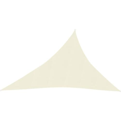 Sonnensegel,Sonnenschutzsegel 160 g/m² Creme 4x5x6,8 m hdpe vidaXL