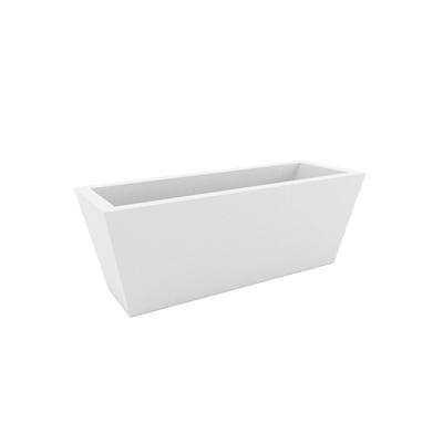 Vondom »JARDINERA« Simple Outdoor Pflanzengefäß 80x30 cm / White / Basic Matt