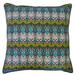 Jiti Indoor Sioux Ikat Bohemian Patterned Cotton Accent Square Throw Pillows 20 x 20