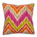 Jiti Indoor Transitional Chevron Patterned Decorative Accent Square Throw Pillow 20 x 20