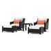 Palisades 5pc Outdoor Motion Club and Ottoman
