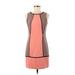 Jessica Simpson Casual Dress - Mini: Orange Solid Dresses - Used - Size 2