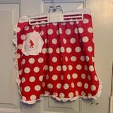 Disney Accessories | Disney Parks Minnie Mouse Red And White Polka Dot Apron | Color: Red | Size: Os