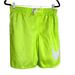 Nike Swim | Nike Men's S Swim Trunks Board Shorts Lime Green Big Swoosh Elastic Drawstring | Color: Green | Size: S