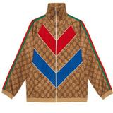 Gucci Jackets & Coats | Gucci Supreme Gg Technical Jersey Jacket | Color: Brown/Tan | Size: Various