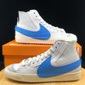 Nike Shoes | Nike Blazer Mid '77 Jumbo Shoes White University Blue Dd3111-103 Men's New | Color: Blue/White | Size: Various