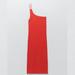 Zara Dresses | Brand New Zara Red One-Shoulder Cable Knit Dress, Tags Attached | Color: Red | Size: S