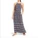 Athleta Dresses | Athleta Island Life Maxi Dress Size Small | Color: Blue/Red | Size: S