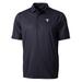 Men's Cutter & Buck Black West Virginia Mountaineers Pike Double Dot Print Stretch Polo