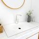 vidaXL Built-in Wash Basin 900x460x130 mm SMC White