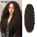 SEENICE-Extensions de cheveux synthétiques pour femmes noires boucles afro naturelles tresses au