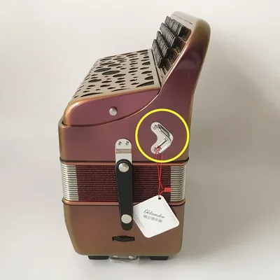Boucle de sangle accordéon initiée boucle de ceinture des deux côtés accessoires