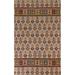 Ivory Geometric Traditional Kazak Oriental Wool Area Rug Hand-knotted - 8'2" x 11'5"