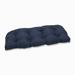 Pillow Perfect Outdoor/ Indoor Rave Indigo Wicker Loveseat Cushion