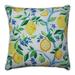 Pillow Perfect Outdoor | Indoor Lemon Tree Yellow 25 Inch Floor Pillow 25 X 25 X 5