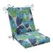 Pillow Perfect Outdoor | Indoor Hixon Caribe Chair Cushion 36.5 X 18 X 3