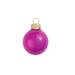 Pearl Finish Glass Ball Christmas Ornament - 1.5" (40mm) - Pink - 40ct