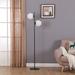 Brightech Sphere 65 in. Modern 2-Light LED Energy Efficient Floor Lamp w/ 2 Frosted Glass Globe Shades Metal | 65 H x 11 W x 16 D in | Wayfair