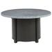 Signature Design by Ashley Coulee Mills 25" H x 48" W Aluminum Outdoor Fire Pit Table w/ Lid in Black | 25 H x 48 W x 48 D in | Wayfair P187-776