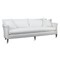 Lillian August Paris 97" Rolled Arm Sofa Cotton in Black | 35 H x 97 W x 39 D in | Wayfair LA7116S_Dewitt Black