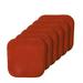 Ebern Designs Comfy Seating Non Slip Memory Foam Indoor Outdoor Chair Pad Cushion in Red | 1.65 H x 16 W in | Wayfair