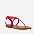 Coach Shoes | Coach Lydia T-Strap Leather Sandals | Color: Pink | Size: 6.5