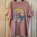 Disney Tops | Disney’s Stitch Vintage Style Boyfriend Tee | Color: Pink | Size: L