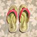 Nike Shoes | Nike Flip Flops - Size 7w | Color: Pink/Yellow | Size: 7