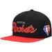 Men's Mitchell & Ness Black Houston Rockets NBA 75th Anniversary Snapback Hat