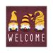 Washington Commanders 10'' x Welcome Gnomes Sign