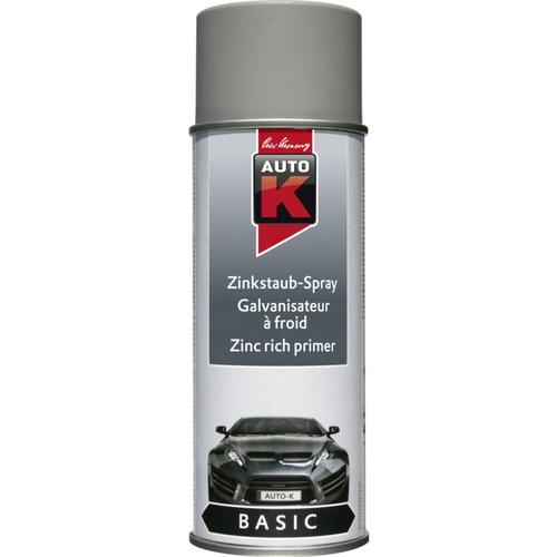Auto-k - Zinkstaubspray Basic grau 400 ml Lackspray Spraylack Lack